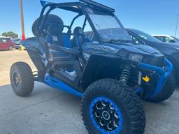 POLARIS RZR XP 100 2015 blue all terr gas 4XAVDK994FB950874 photo #2