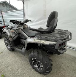 CAN-AM OUTLANDER 2013 gray all terr gas 3JBLPXP15DJ000146 photo #4