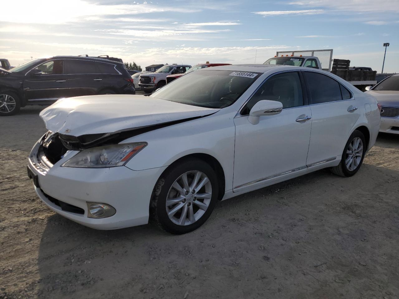 LEXUS ES 350 2010 white  gas JTHBK1EG1A2364835 photo #1