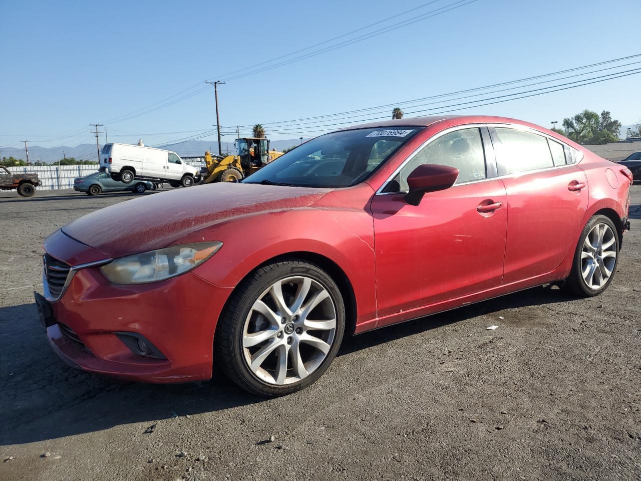 MAZDA 6 TOURING 2015 red sedan 4d gas JM1GJ1V54F1224669 photo #1