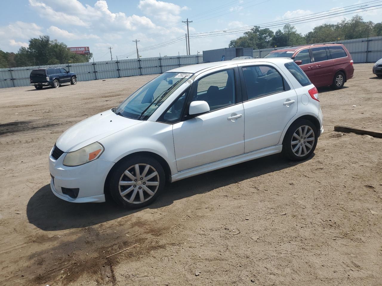 SUZUKI SX4 2012 white hatchbac gas JS2YA5A5XC6300658 photo #1