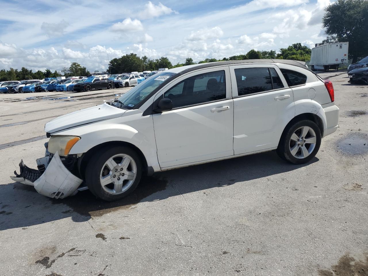 DODGE CALIBER SX 2010 white  gas 1B3CB4HA6AD605633 photo #1