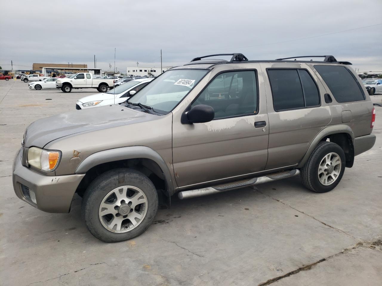 NISSAN PATHFINDER 2001 gold  gas JN8DR09X41W580282 photo #1