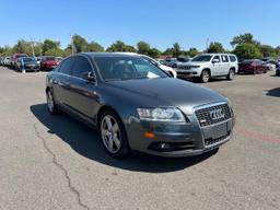 AUDI A6 S-LINE 2007 charcoal sedan 4d gas WAUEH74F27N020556 photo #2