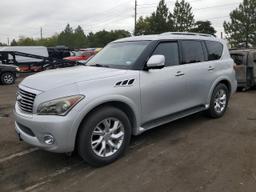 INFINITI QX56 2012 silver 4dr spor gas JN8AZ2NF2C9516383 photo #2