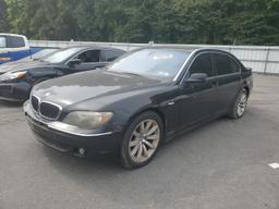 BMW 7 SERIES 2006 black  gas WBAHN83566DT27494 photo #2