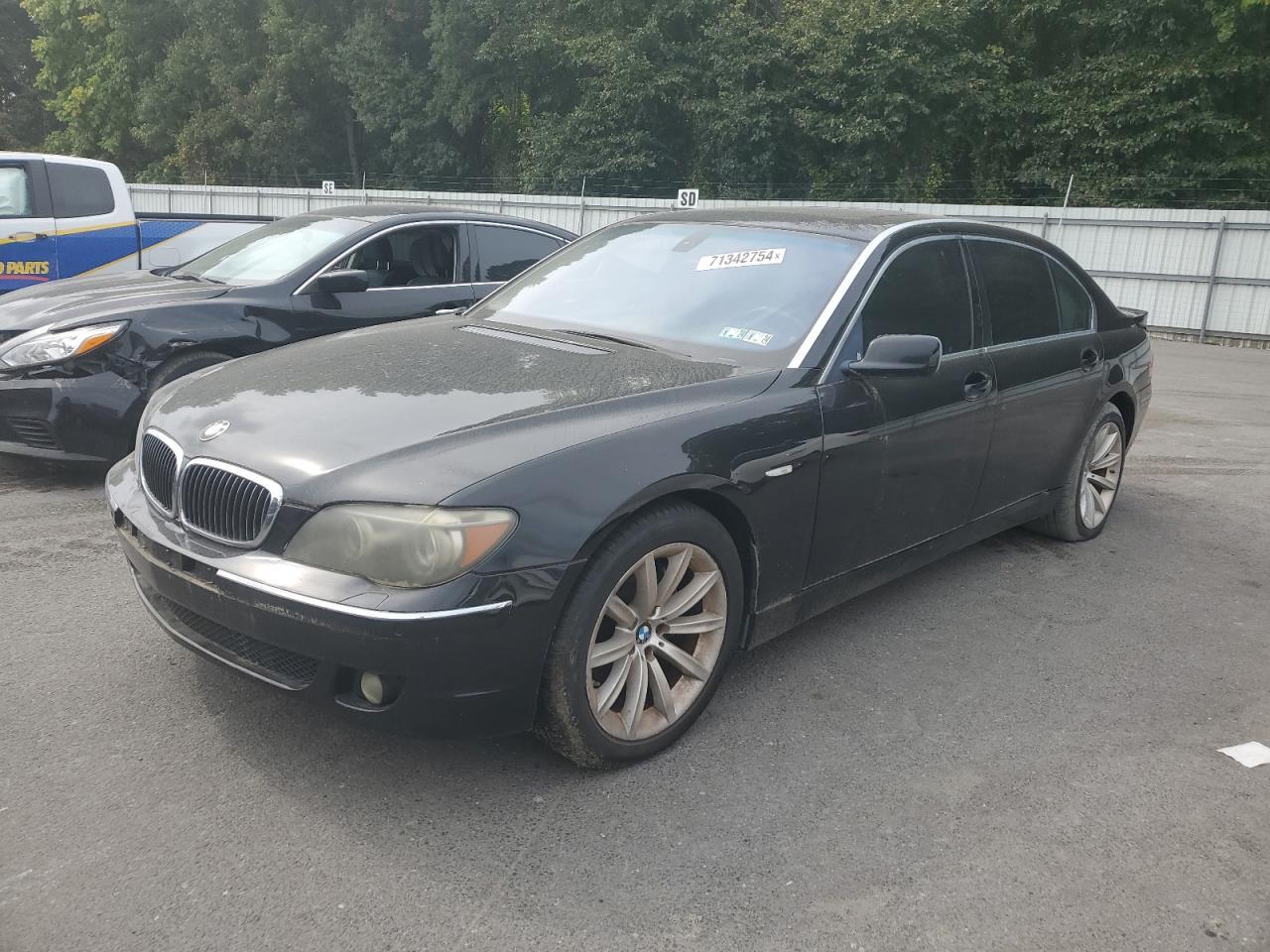 BMW 7 SERIES 2006 black  gas WBAHN83566DT27494 photo #1