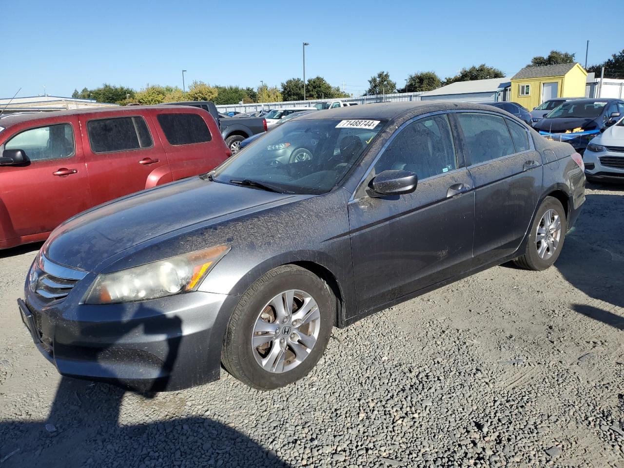 HONDA ACCORD SE 2012 charcoal  gas 1HGCP2F63CA066669 photo #1