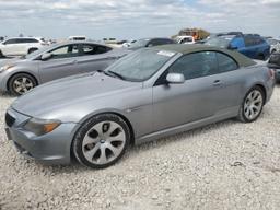 BMW 645 CI AUT 2004 gray converti gas WBAEK73434B321139 photo #2