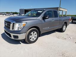 NISSAN TITAN S 2018 gray  gas 1N6AA1CK8JN505189 photo #2