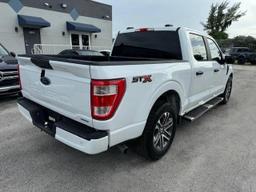 FORD F150 SUPER 2021 white  gas 1FTEW1CP7MFB24627 photo #4