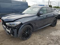 BMW X6 M50I 2021 gray  gas 5UXCY8C02M9G37894 photo #2