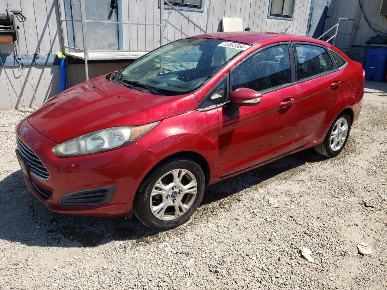 FORD FIESTA SE 2015 red  gas 3FADP4BJ3FM161951 photo #1