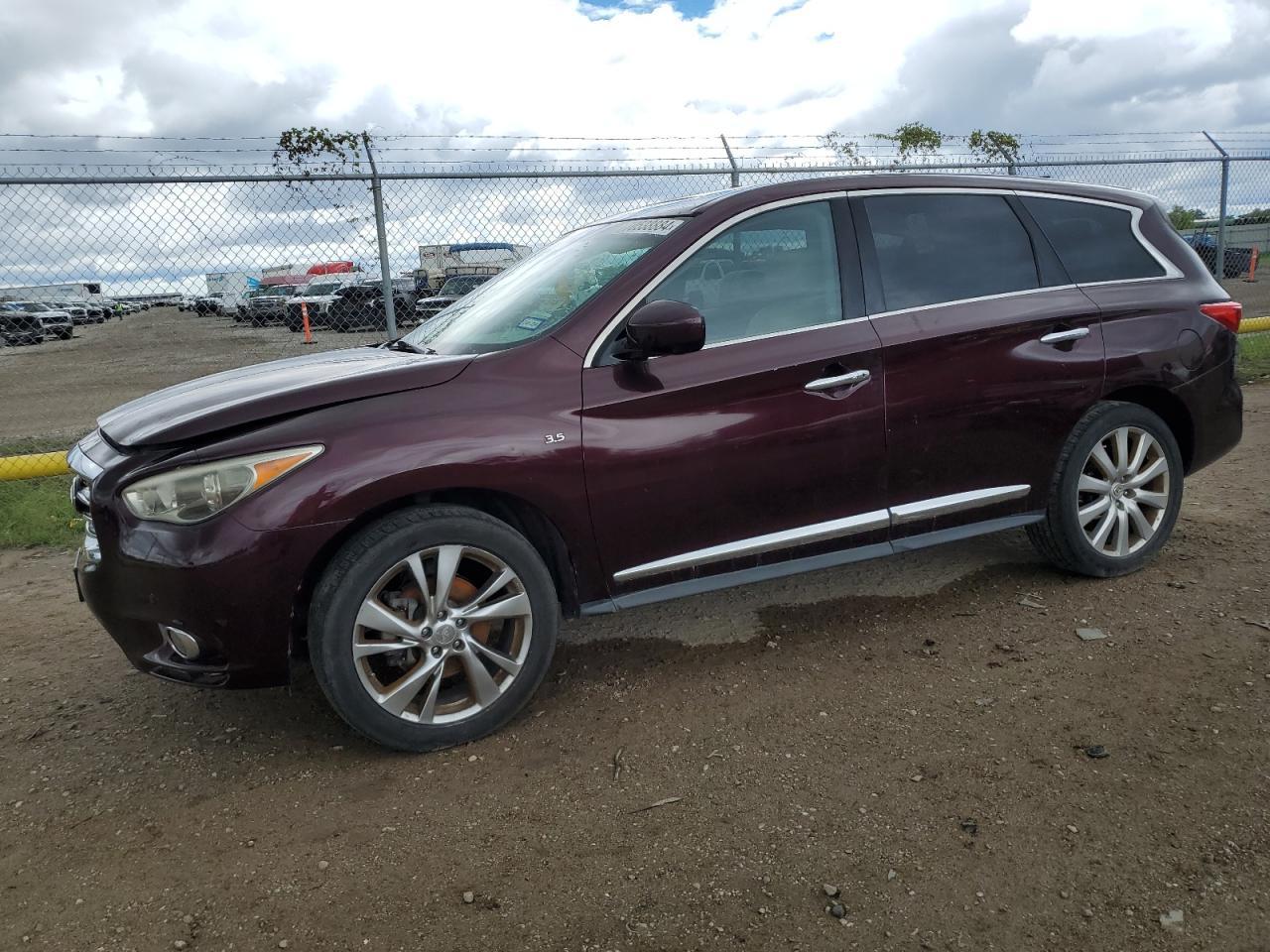 INFINITI QX60 2014 burgundy 4dr spor gas 5N1AL0MN4EC500231 photo #1