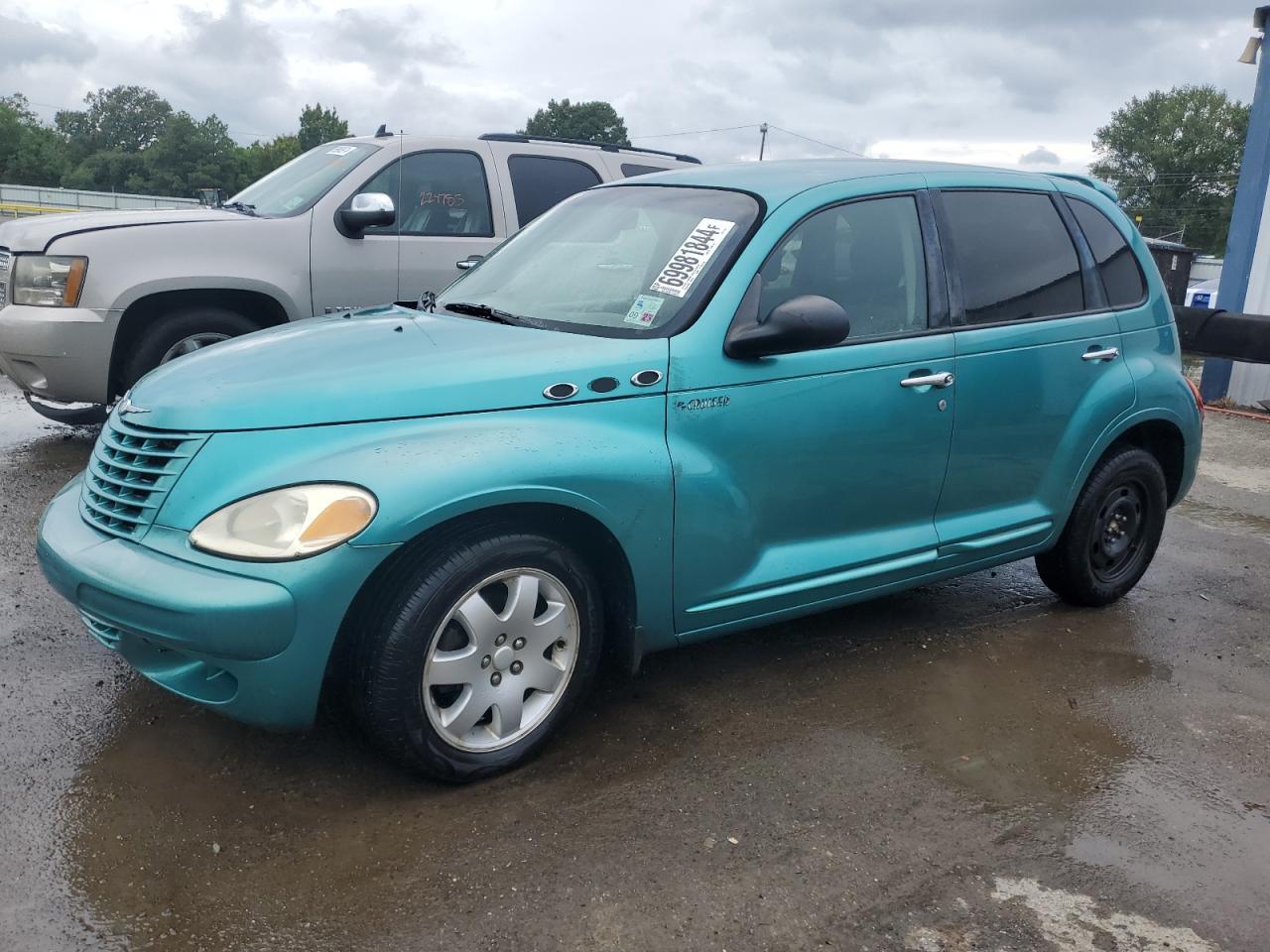 CHRYSLER PT CRUISER 2004 turquoise  gas 3C4FY48B84T215487 photo #1