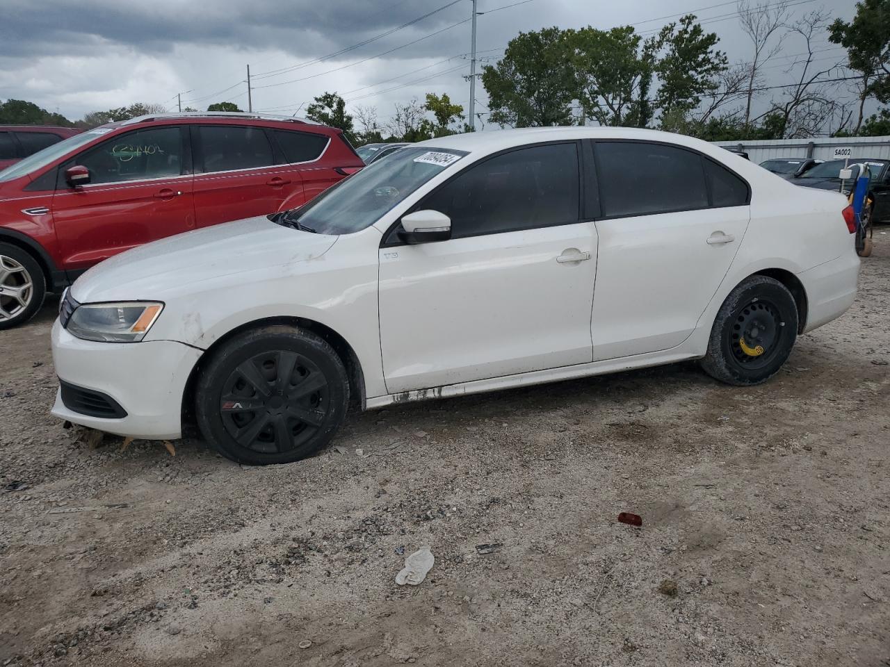 VOLKSWAGEN JETTA SE 2012 white  gas 3VWDX7AJXCM020512 photo #1