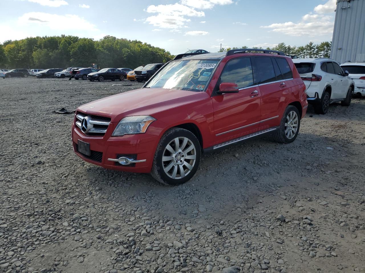 MERCEDES-BENZ GLK 350 4M 2012 red 4dr spor gas WDCGG8HB9CF789534 photo #1