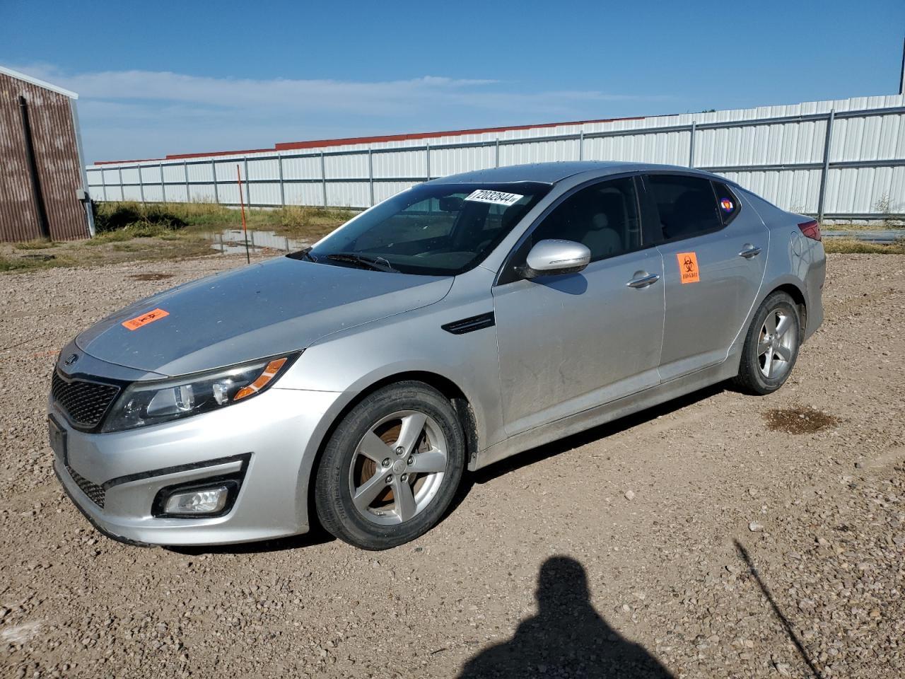 KIA OPTIMA LX 2014 silver  gas 5XXGM4A76EG282138 photo #1