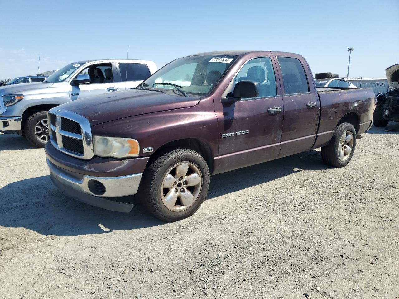 DODGE RAM 1500 S 2004 maroon  gas 1D7HA18D04S668491 photo #1