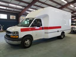 CHEVROLET EXPRESS G3 2018 white  flexible fuel 1GB3GSCG5J1343240 photo #2