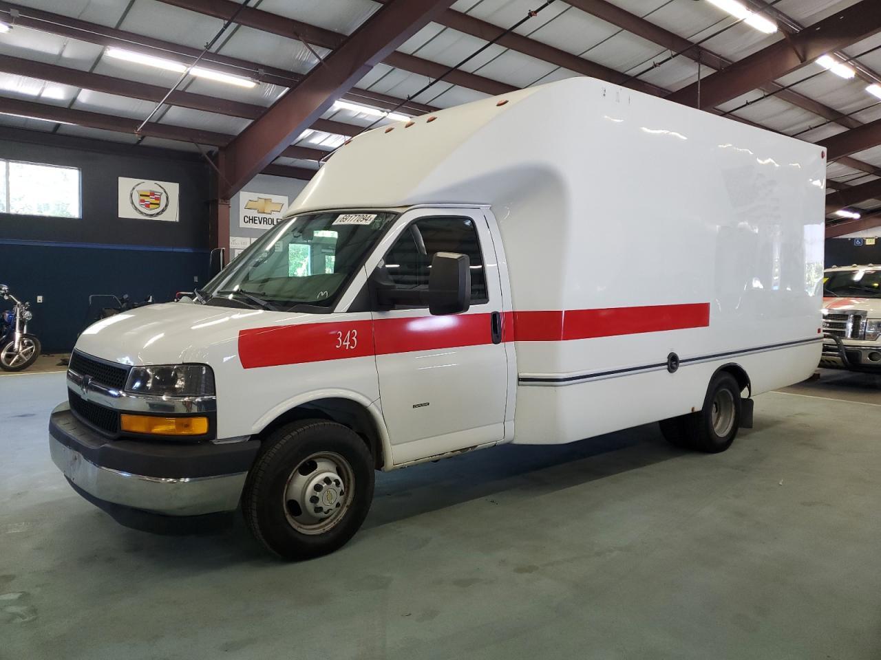 CHEVROLET EXPRESS G3 2018 white  flexible fuel 1GB3GSCG5J1343240 photo #1