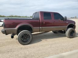 FORD F250 SUPER 2006 maroon crew pic diesel 1FTSW21P56EA48460 photo #4