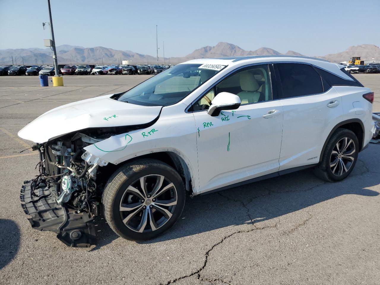 LEXUS RX 450H BA 2017 white  hybrid engine 2T2BGMCA5HC014313 photo #1