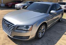 AUDI A8 QUATTRO 2012 gray sedan 4d gas WAUAVAFD2CN028862 photo #3