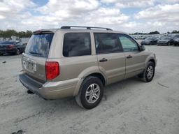 HONDA PILOT EXL 2005 gold 4dr spor gas 2HKYF18775H543185 photo #4