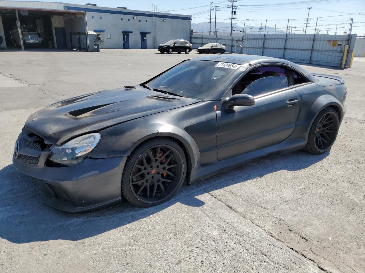 MERCEDES-BENZ SL 500 2004 black roadster gas WDBSK75F24F072683 photo #1