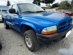 DODGE DAKOTA 1998 blue club cab gas 1B7GG22Y3WS625823 photo #2