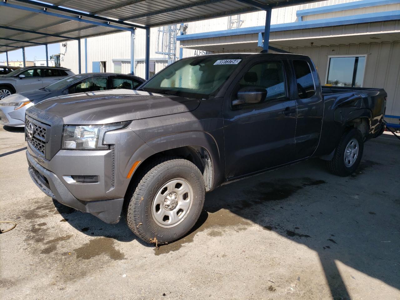 NISSAN FRONTIER S 2022 gray  gas 1N6ED1CL7NN644950 photo #1