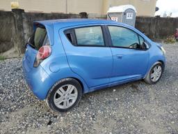 CHEVROLET SPARK 1LT 2014 blue hatchbac gas KL8CD6S90EC532766 photo #4