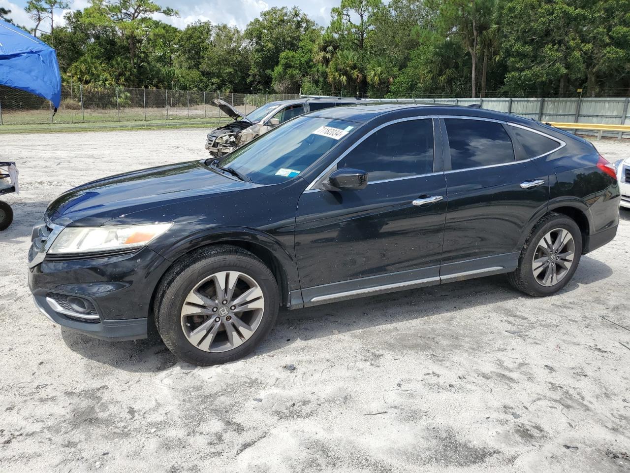 HONDA CROSSTOUR 2014 black  gas 5J6TF2H5XEL002507 photo #1