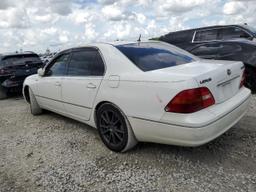 LEXUS LS 430 2001 white  gas JTHBN30F110011797 photo #3