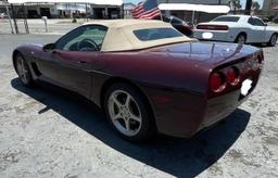 CHEVROLET CORVETTE 2003 burgundy converti gas 1G1YY32G735122037 photo #4