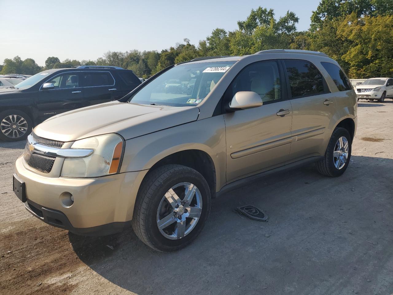 CHEVROLET EQUINOX LT 2007 gold  gas 2CNDL63F376232858 photo #1