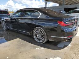 BMW 740 I 2021 black  gas WBA7T2C03MCF65523 photo #3