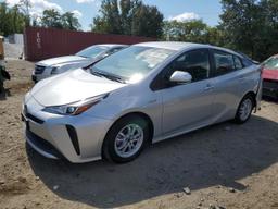 TOYOTA PRIUS NIGH 2022 silver  hybrid engine JTDKAMFU1N3176682 photo #2