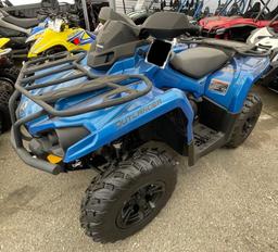 CAN-AM OUTLANDER 2023 blue  gas 3JBLKAT46PJ000916 photo #3