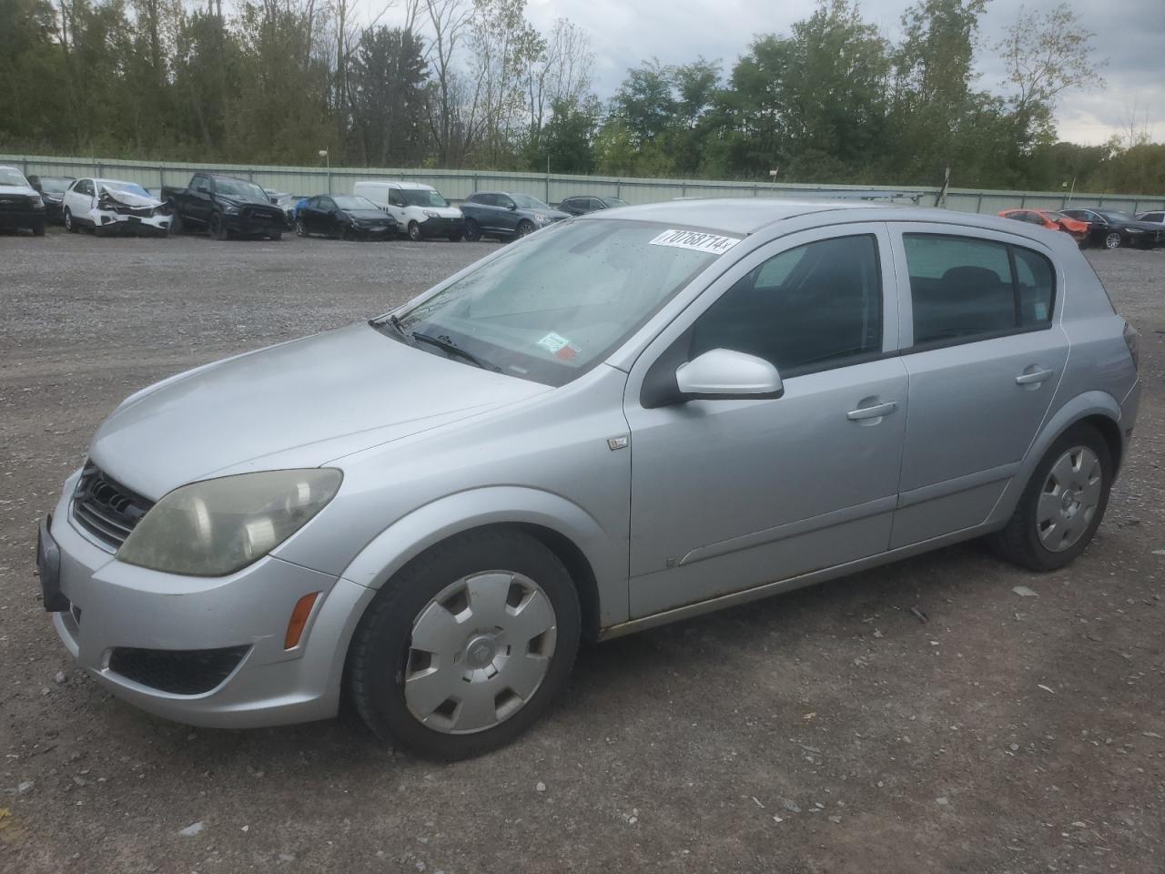 SATURN ASTRA XE 2008 silver  gas W08AR671385093678 photo #1