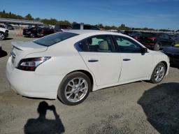 NISSAN MAXIMA S 2012 white  gas 1N4AA5AP4CC855111 photo #4