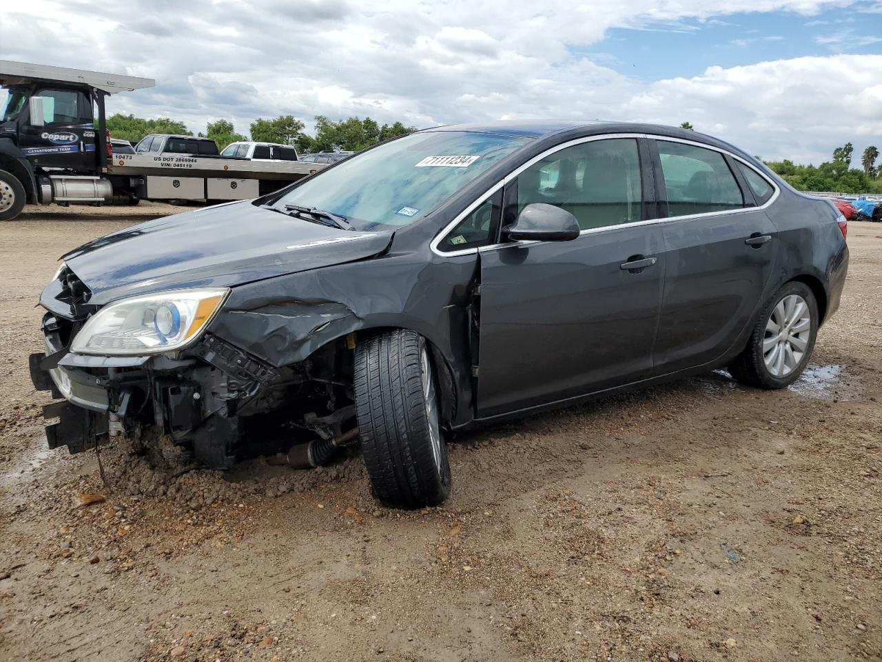 BUICK VERANO 2016 gray sedan 4d flexible fuel 1G4PP5SK2G4160191 photo #1