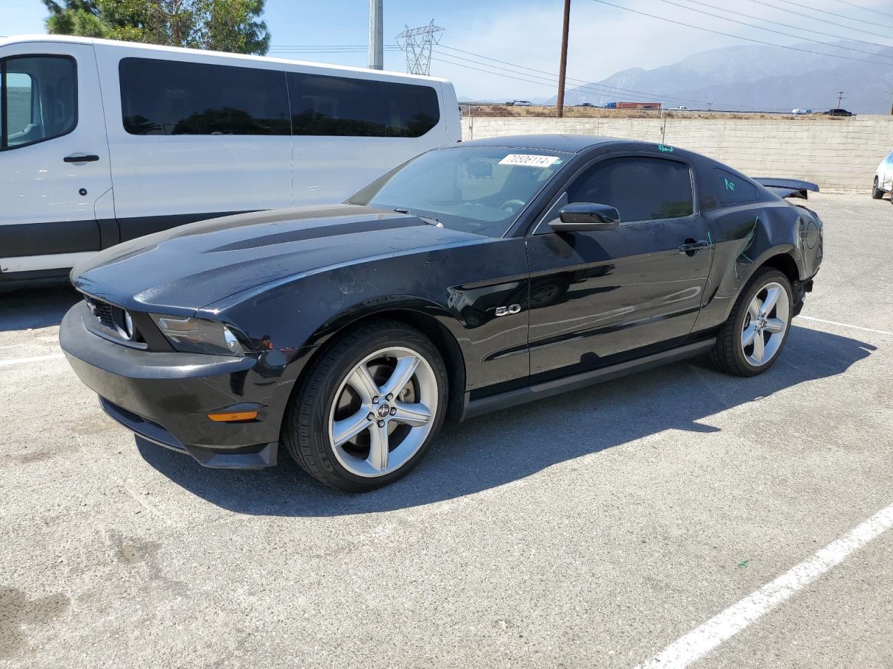 FORD MUSTANG GT 2011 black  gas 1ZVBP8CF3B5142249 photo #1