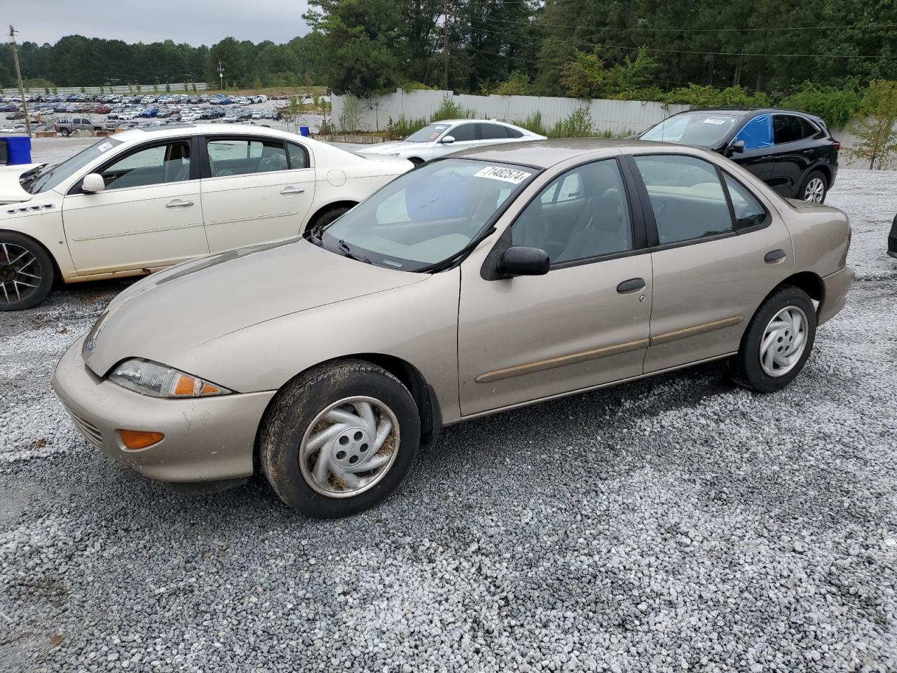 CHEVROLET CAVALIER 1997 tan  gas 1G1JC5247V7102198 photo #1