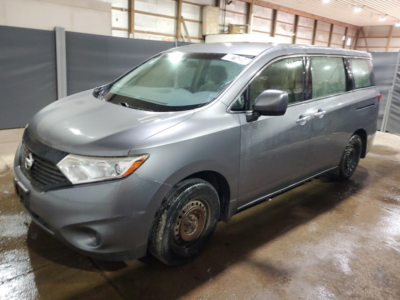 NISSAN QUEST S 2015 gray sports v gas JN8AE2KPXF9133059 photo #1