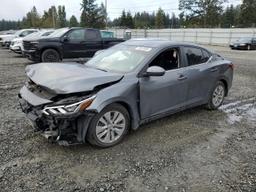 NISSAN SENTRA S 2020 gray  gas 3N1AB8BV0LY309292 photo #2