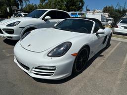 PORSCHE BOXSTER S 2015 white converti gas WP0CB2A85FK130571 photo #3