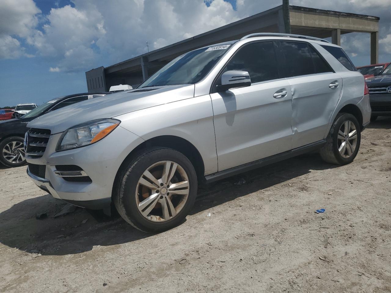 MERCEDES-BENZ ML 350 4MA 2015 silver 4dr spor gas 4JGDA5HB3FA462780 photo #1