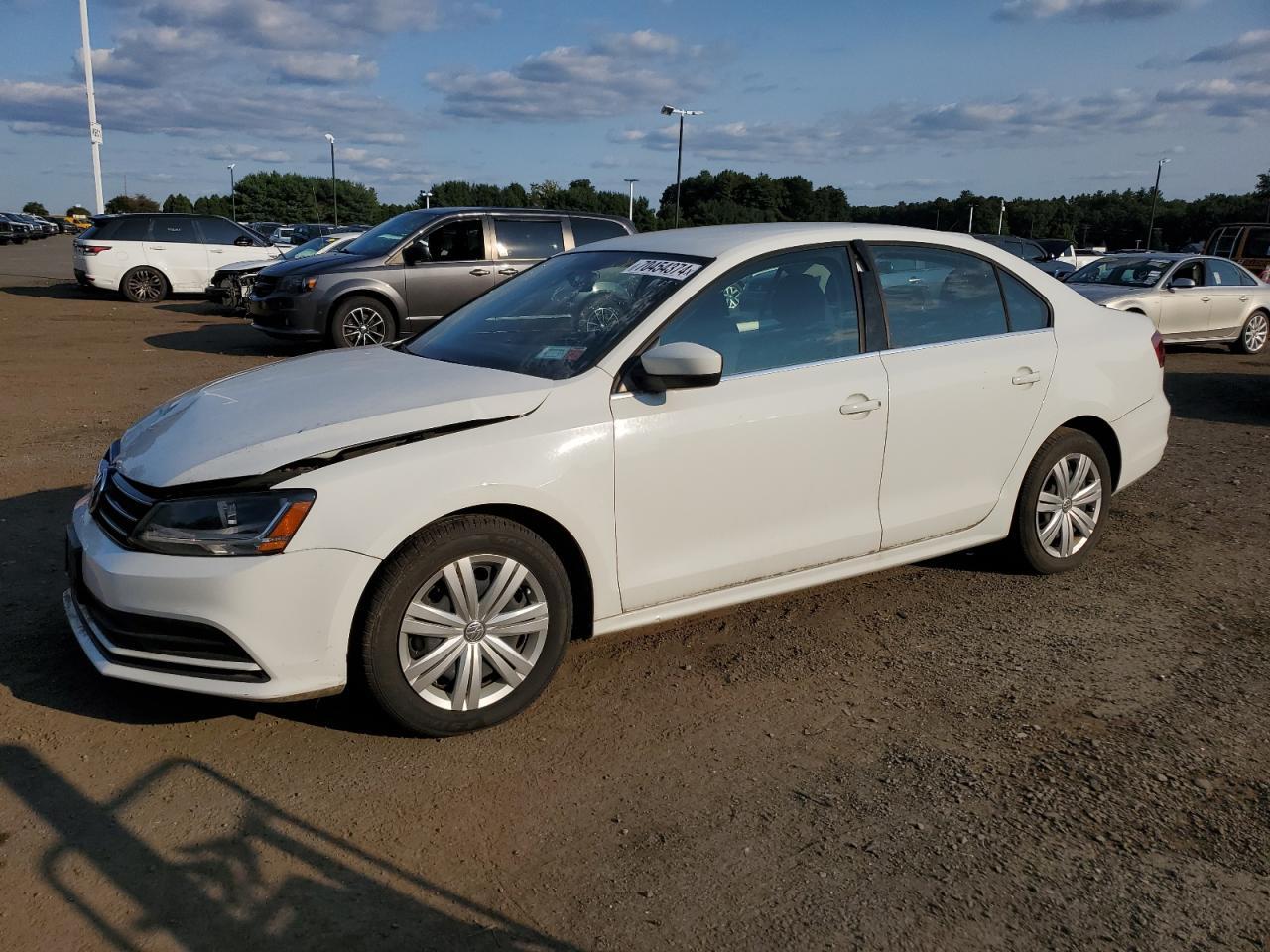 VOLKSWAGEN JETTA S 2017 white  gas 3VW2B7AJ1HM306973 photo #1